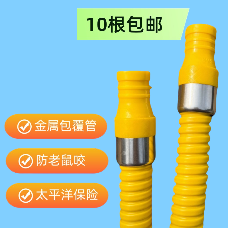 燃气铠装管煤气管防老鼠咬金属波
