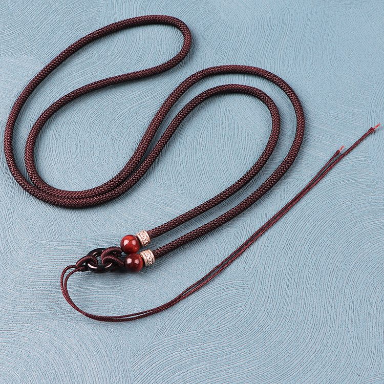 吊坠玉坠挂坠编织手工项链情侣绳