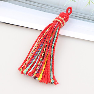 流苏坠子穗子挂饰包包挂绳DIY饰品钥匙玉佩手编藏式棉线指环流苏