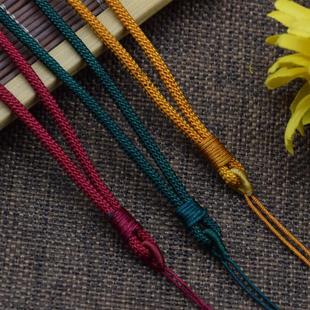 蜜蜡项链绳吊坠挂绳男女粗款琥珀蜜蜡原创可调节长款饰品绳子