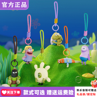 正版Plzdot海绵宝宝比奇堡小鱼民系列盲盒可爱桌面摆件周边礼物