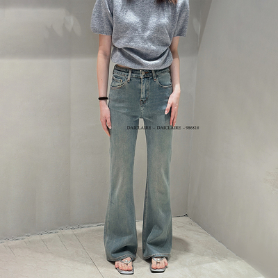 代嘉儿夏季98681微喇喇叭牛仔裤