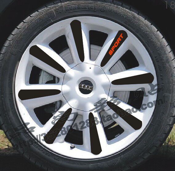 MINI 轮毂贴 COOPER S All 4 专用轮毂碳纤维贴纸改装轮毂贴 包邮