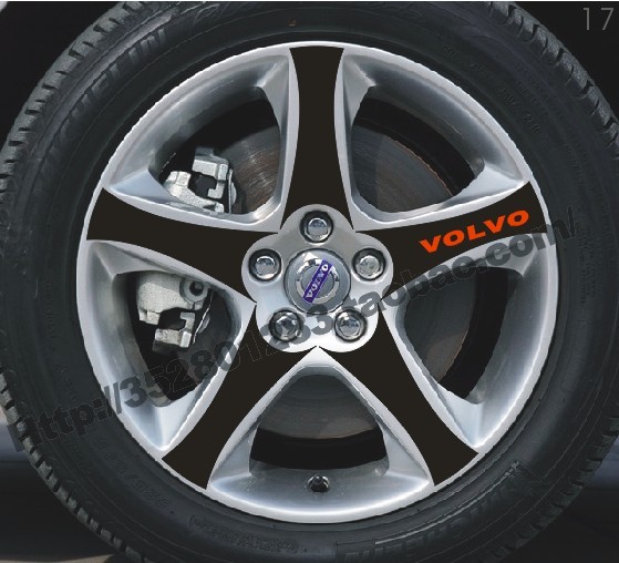 碳纤维改装轮毂贴