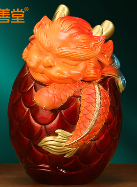吉善堂福瑞临门龙摆件