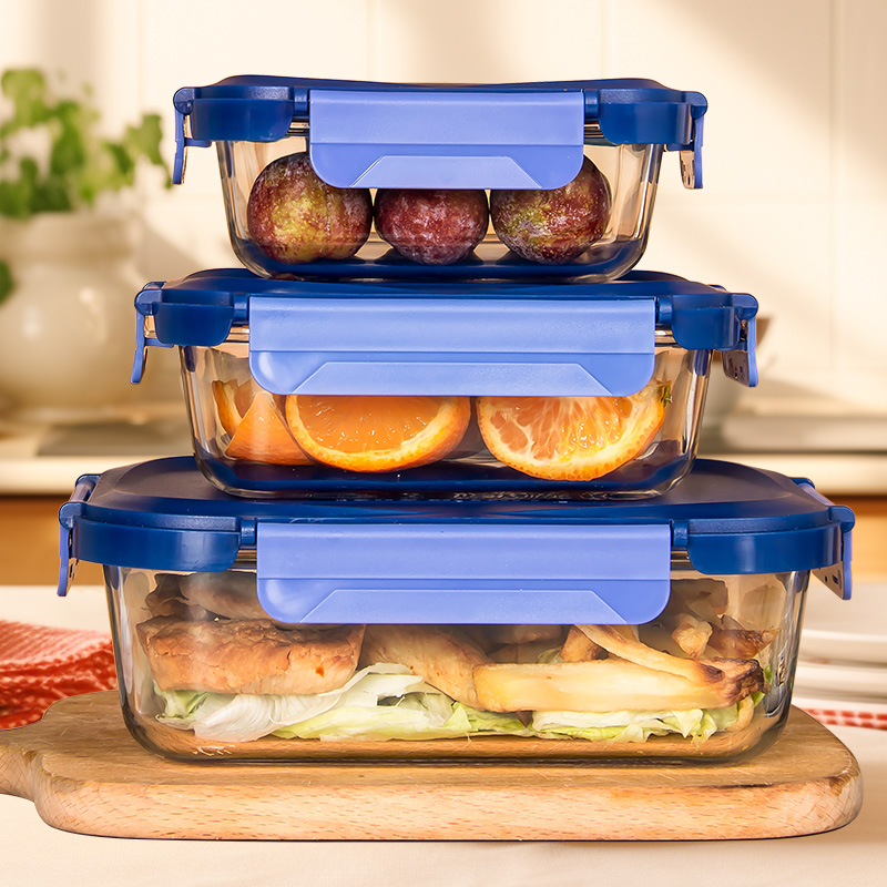 乐美雅食品级耐热保鲜饭盒耐高温