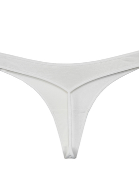 夏季超薄纯棉细带丁字裤女性感透气运动健身内裤速干无痕舒适T裤