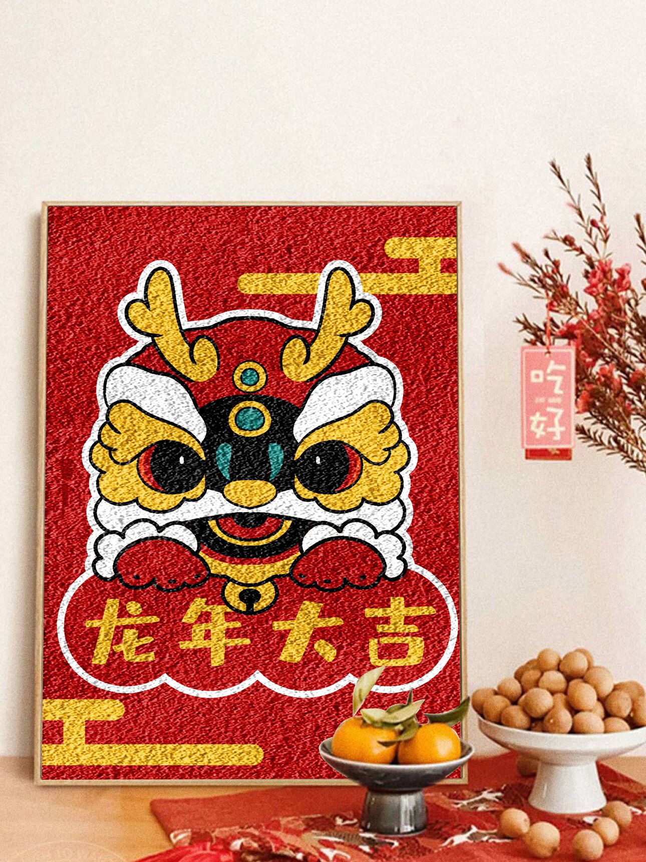 新年纸浆画非遗手工diy材料包手工团建活动填色画肌理画彩色礼盒