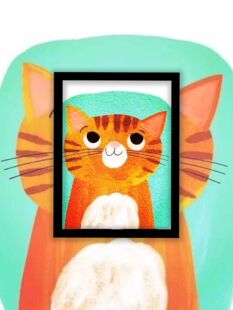 卡通猫咪儿童环保手工DIY纸浆画创意减压材料包简约亲子彩泥画