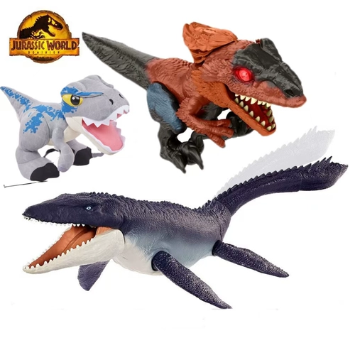 Mattel, большой олимпийский динозавр со светомузыкой, игрушка для мальчиков, мир юрского периода, тираннозавр Рекс