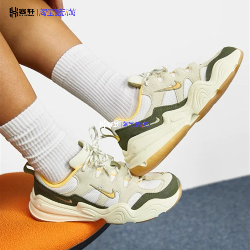 Nike/耐克 Tech Hera 男女复古休闲耐磨厚底运动老爹鞋FJ4743-100,运动鞋new,跑步鞋,淘宝优惠券,粉丝福利购,淘宝优惠卷