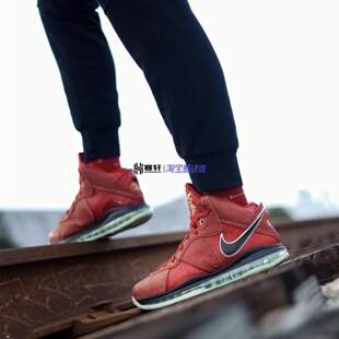 Nike VIII詹姆斯LBJ8紫禁黑红大红老北京篮球鞋 CT5330 600 LeBron