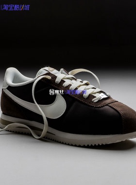 Nike/耐克 Cortez男女阿甘酒红潮流低帮复古运动跑步鞋DZ2795-200