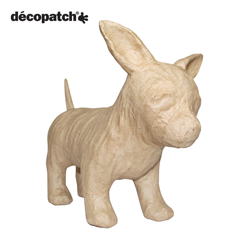 法国Decopatch纸模型粘贴玩具吉娃娃DIY亲子儿童手工创意手作