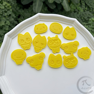 BOYNEXTDOOR门童玩偶金云鹤明宰铉朴成淏曲奇翻糖3D按压烘焙模具