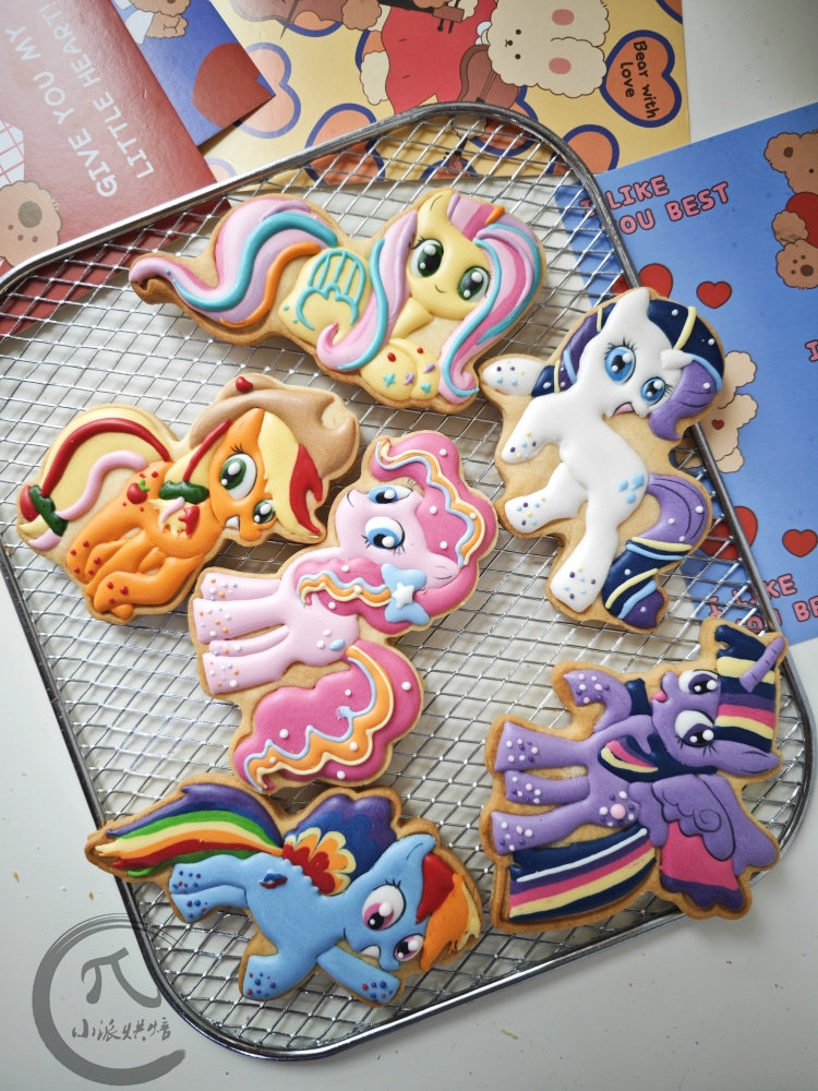 薇甜老师卡通小马宝莉糖霜饼干模具驹卡通子悦云宝珍奇苹果嘉儿印