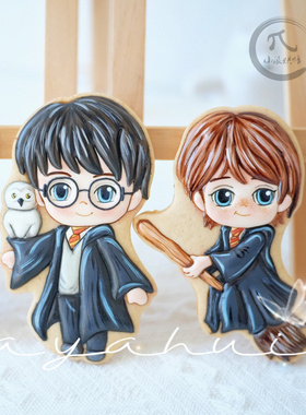 惠子哈利波特糖霜饼干模具万圣节儿童卡通动漫曲奇印模欧式白色