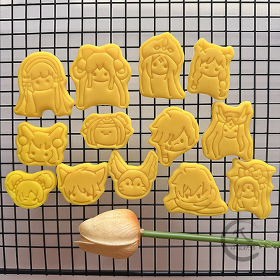 王者荣耀Q版周边饼干模具