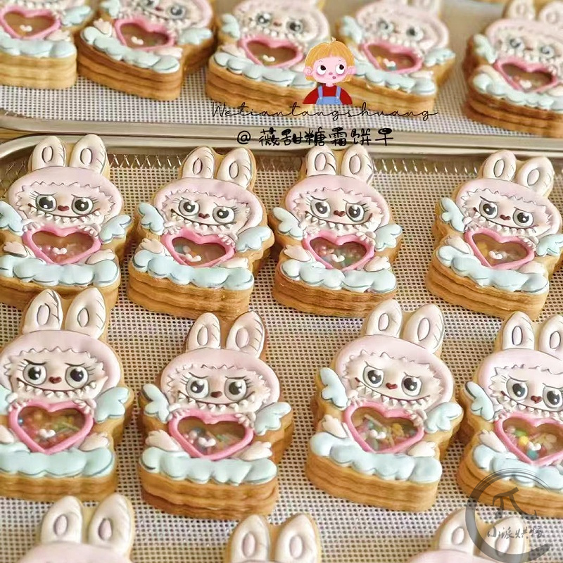 情人节糖霜饼干模具zimomo拉布布