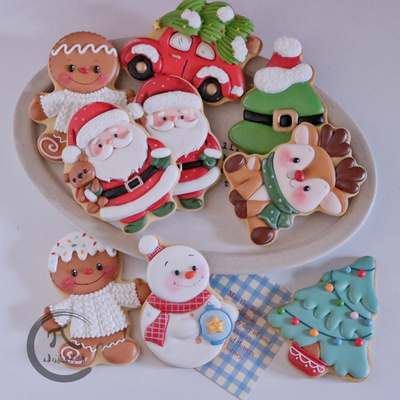 PLA糖霜饼干模具新款圣诞