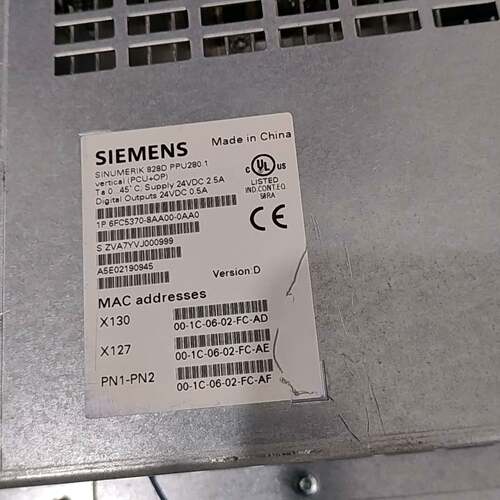 可维修SINUMERIK 828D PPU280.2，6，西门子型号