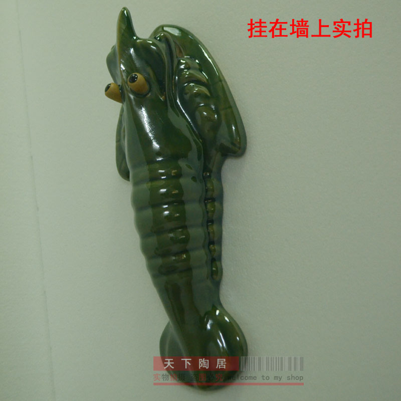 礼品石湾公仔风水浴室插花壁饰