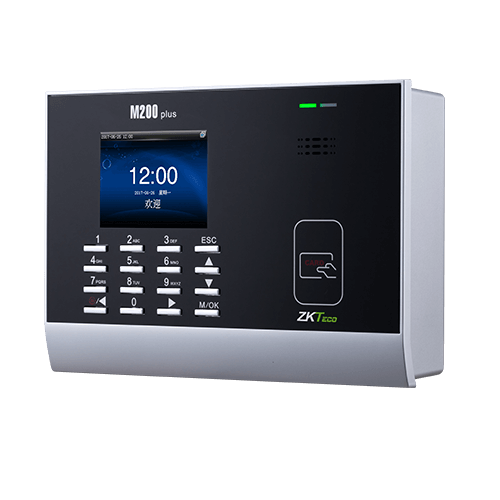 ZKTeco打卡机考勤机刷卡m200plus刷卡机id卡片磁卡感应ic卡签到机工厂计件工牌公司员工上下班MX200/m300plus