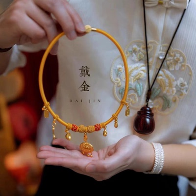 宝宝长命锁项圈满月百天周岁平安