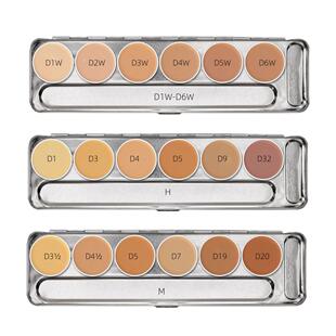 KRYOLAN歌剧魅影德国面具DC遮瑕膏4g替换装6色遮瑕盘12色遮瑕盘