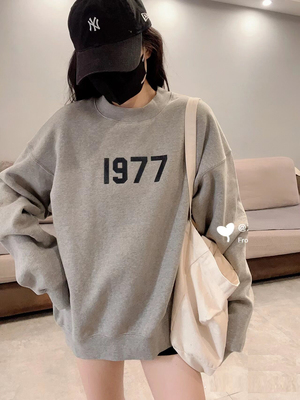 ESSENTIALS卫衣圆领1977潮牌男女