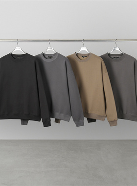 正品DONDA KANYE侃爷高街水洗做旧宽松fog圆领卫衣加绒男女潮牌