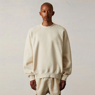 God Essentials复线FW22植绒LOGO加绒圆领卫衣男女潮 Fear 正品
