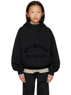 连帽卫衣FOG儿童宽松加绒外套休闲潮牌 ESSENTIALS秋冬装 童装 正品