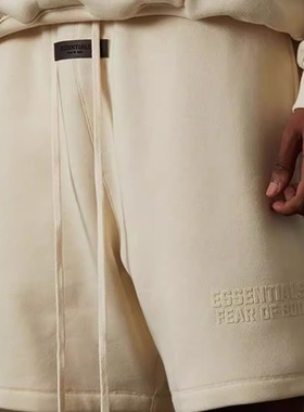 正品新款FOG FEAR OF GOD复线ESSENTIALS短裤五分裤抽绳男女潮牌