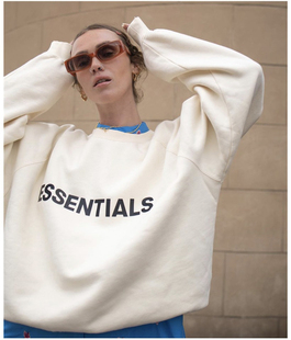 God复线ESSENTIALS卫衣圆领加绒FOG长袖 男女宽松 Fear 潮牌正品