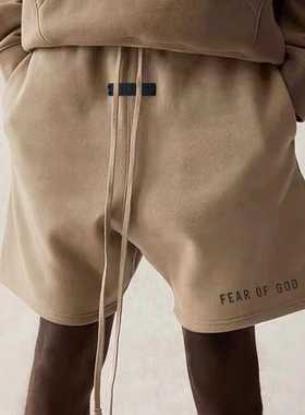 正品FOG FEAR OF GOD美式高街主线新款短裤潮宽松情侣抽绳运动裤