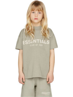 god 童装 T恤fear FOG宽松高街宽松休闲潮牌 essentials儿童短袖