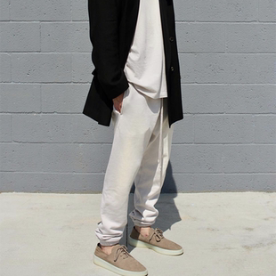 高街休闲裤 God 喷砂褪色效果纯色长裤 潮牌 FOG第七季 主线Fear