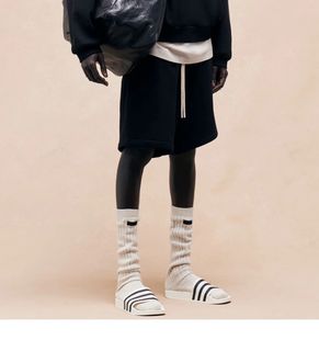 GOD复线ESSENTIALS云系列高街宽松抽绳休闲短裤 正品 FEAR FOG