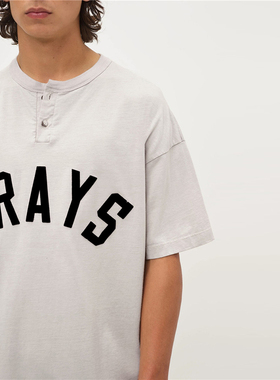 正品新款FOG FEAR OF GOD第七季主线高街T恤7th亨利领短袖男夏季