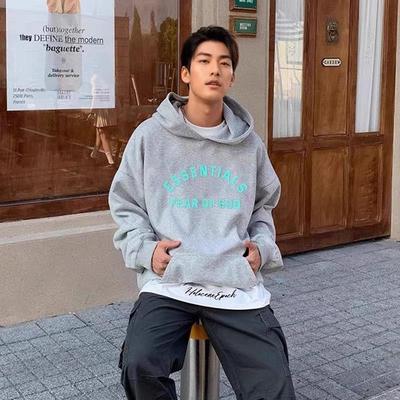 FOG24SS宽松连帽加绒卫衣正品