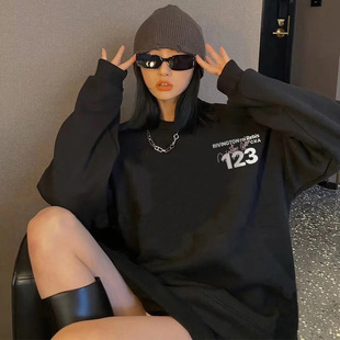 FEAR GOD主线联名RRR123高街圆领卫衣男女宽松潮牌 FOG 春季