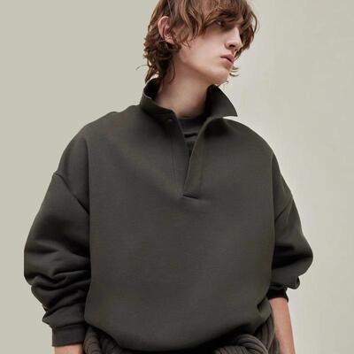 ESSENTIALS卫衣24FALL加绒POLO