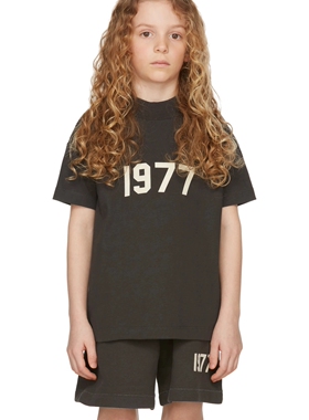 童装正品新款fear of god复线ESSENTIALS儿童短袖T恤FOG潮牌1977