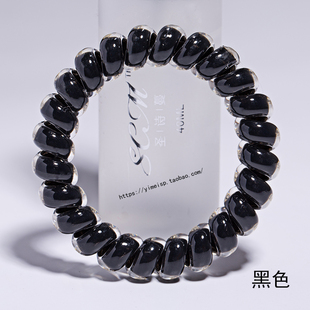 韩国电话线发圈糖果色彩大号加粗不伤发高弹力头绳皮筋发饰头饰