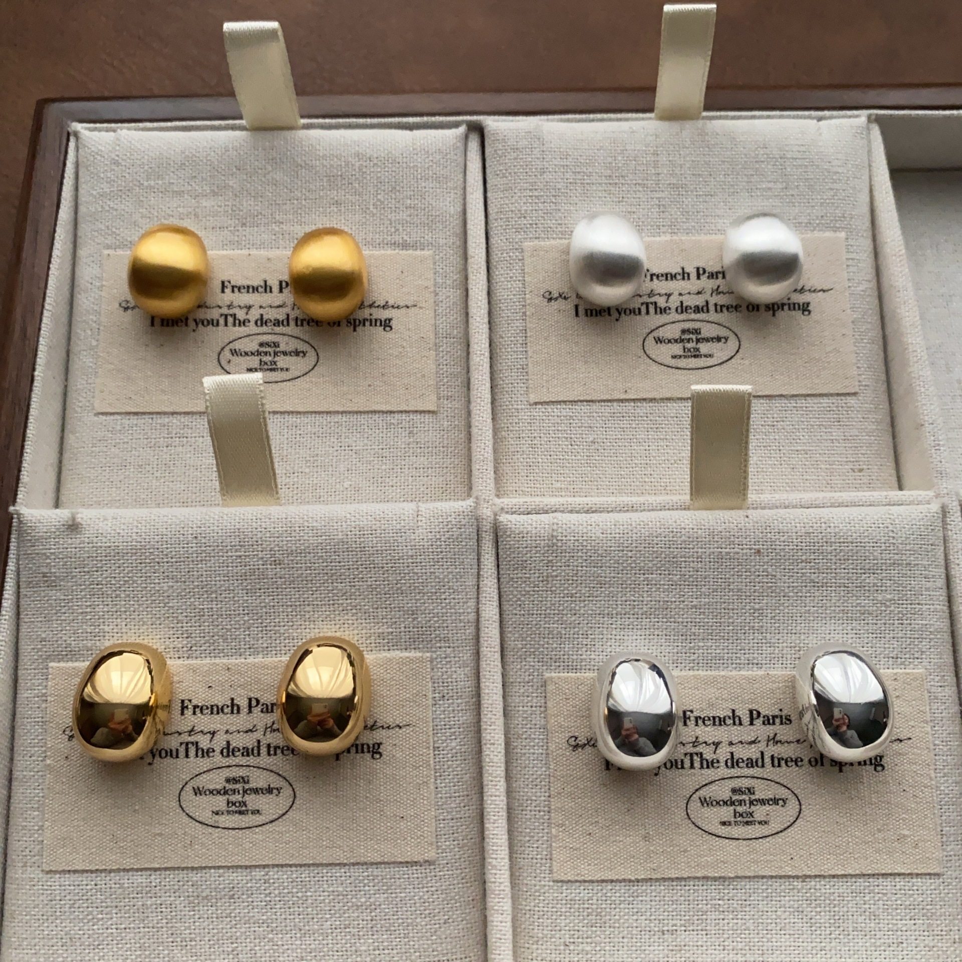 圆润水滴金属拉丝饱满耳钉耳环轻奢复古时尚个性高级感极简耳环女,饰品/流行首饰/时尚饰品新,耳钉,淘宝优惠券,粉丝福利购,淘宝优惠卷