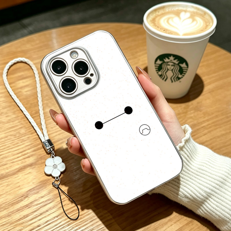 大白眼睛适用苹果iPhone16promax手机壳15新款17/13/14/12/11/XS华为mate70荣耀x50金