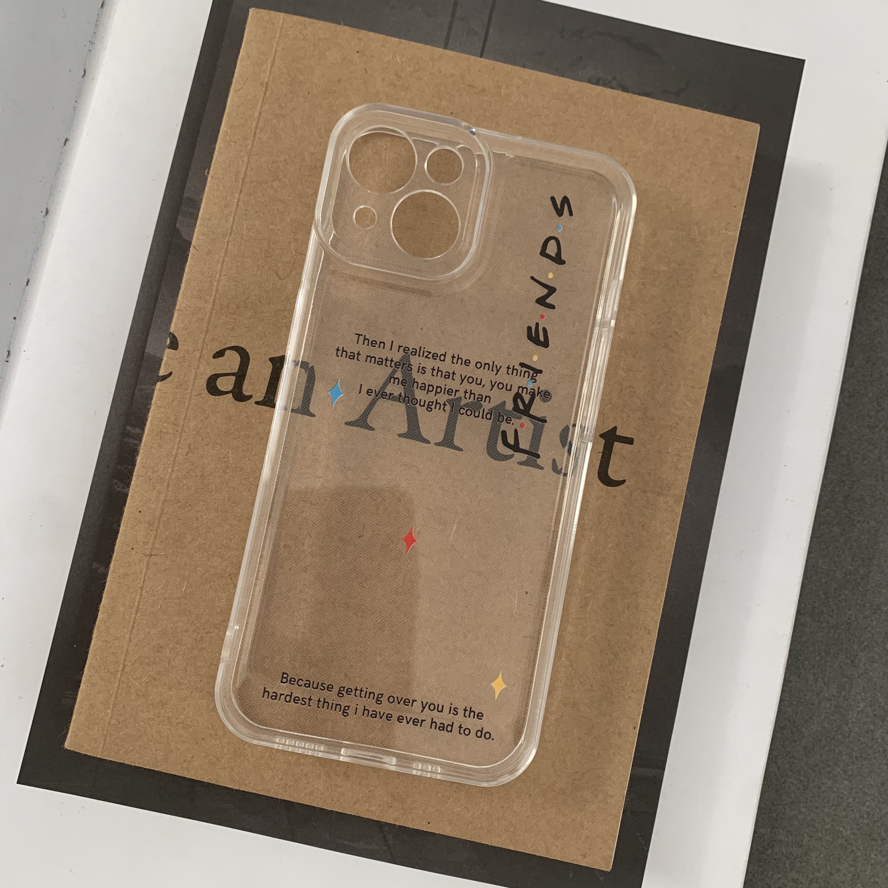 老友记周边Friends自制美剧简约设计标语手机壳