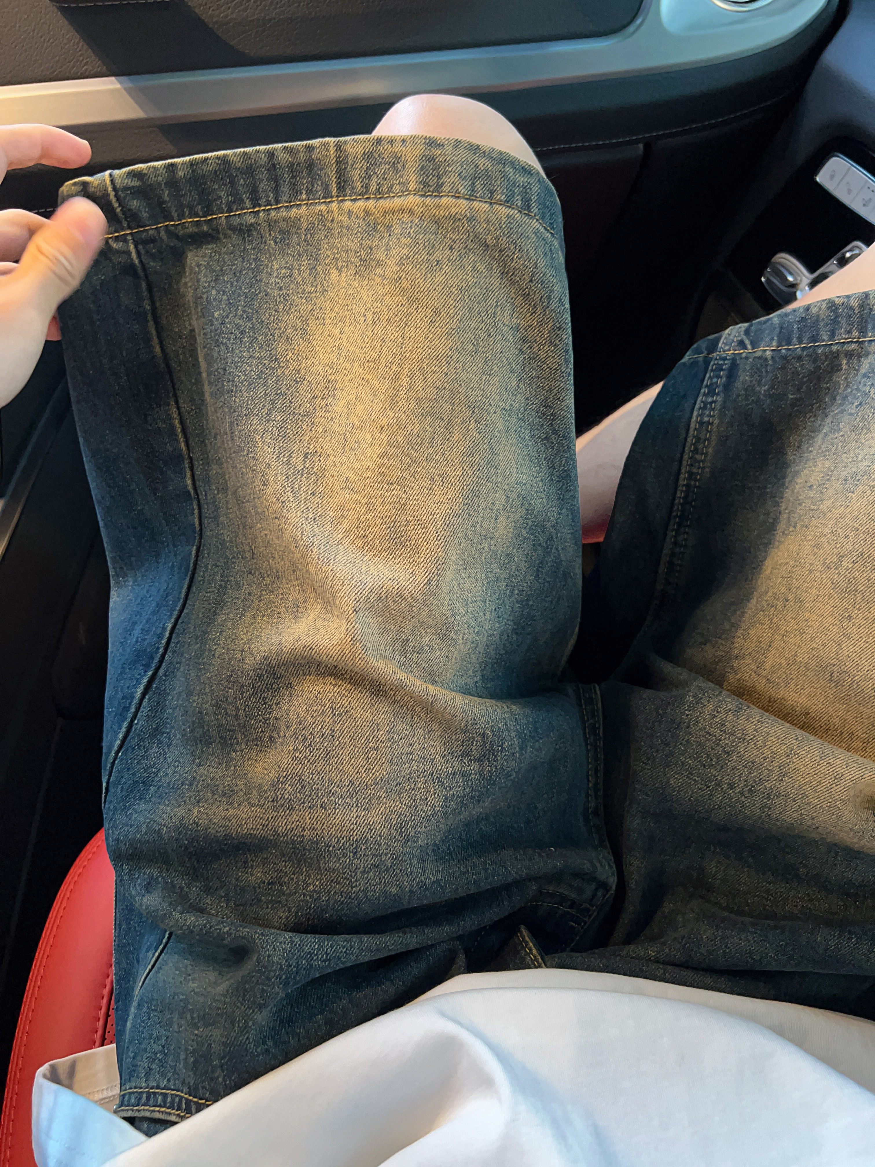 A417ADK251P45做旧复古牛仔短裤男生夏季街头直筒宽松五分中裤，男装牛仔裤，电商A417A