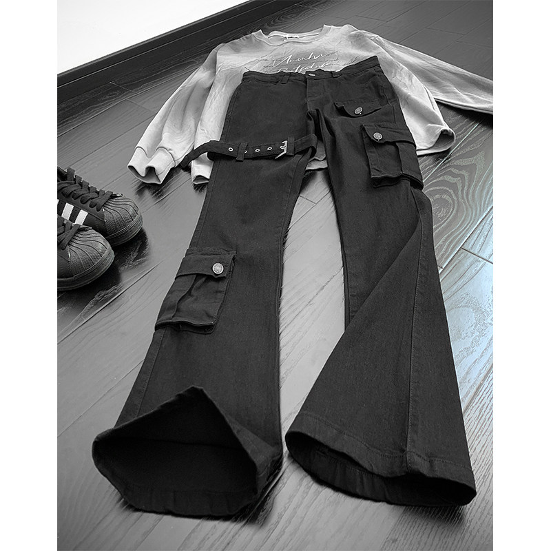 A417ANK1912P45男士休闲工装微喇牛仔裤，男装牛仔裤，电商A417A